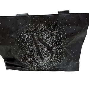 Victoria's Secret Black Studded Tote